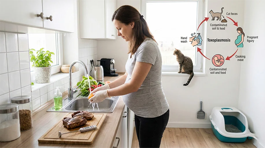 טוקסופלסמה והריון בנשים – האם החתול מסוכן לבריאות האישה