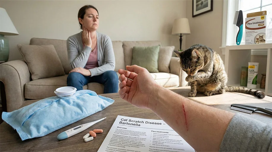 מחלת שרטת החתול